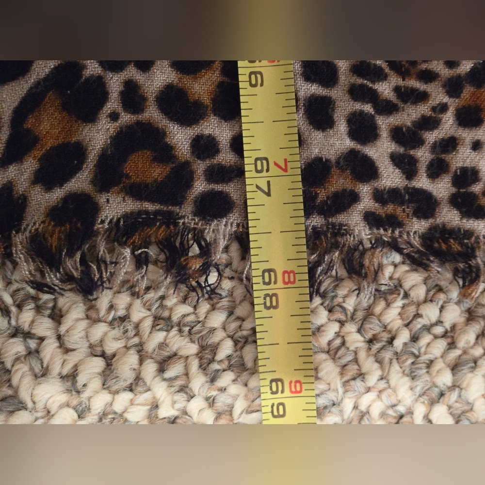 Leopard Print Scarf - Picture 5 of 5